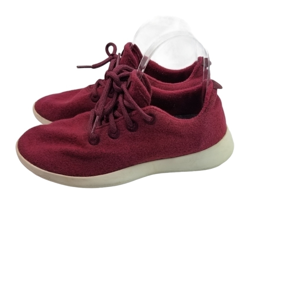 Allbirds cranberry merino running shoes 8